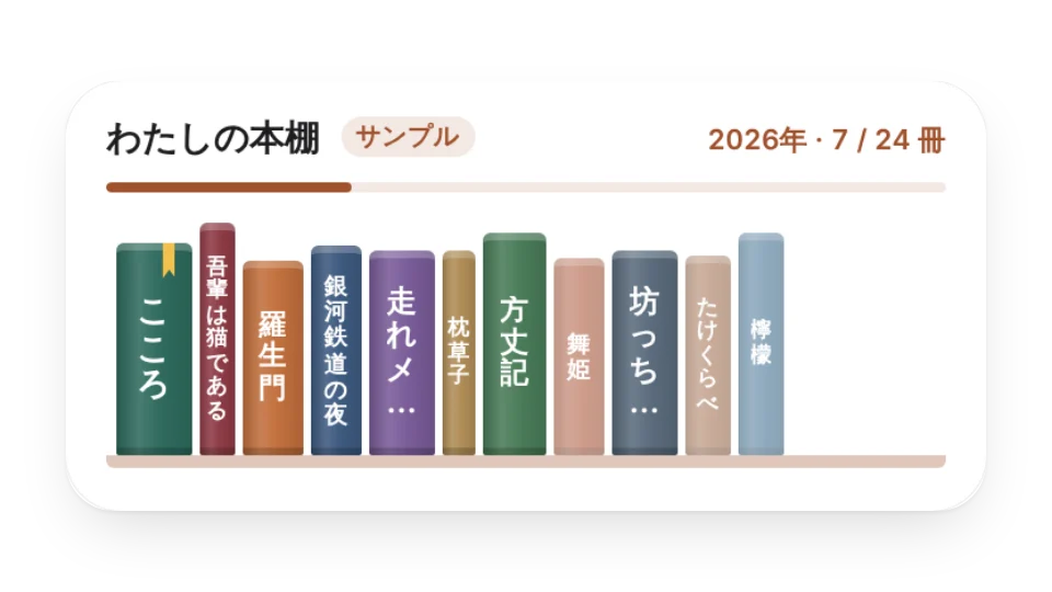 ウィジェットのサムネイル