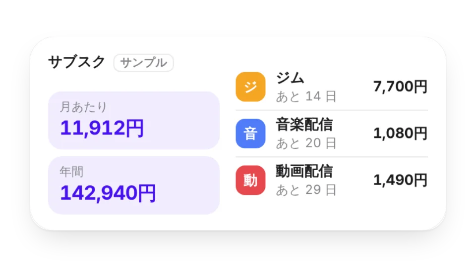 ウィジェットのカバー画像