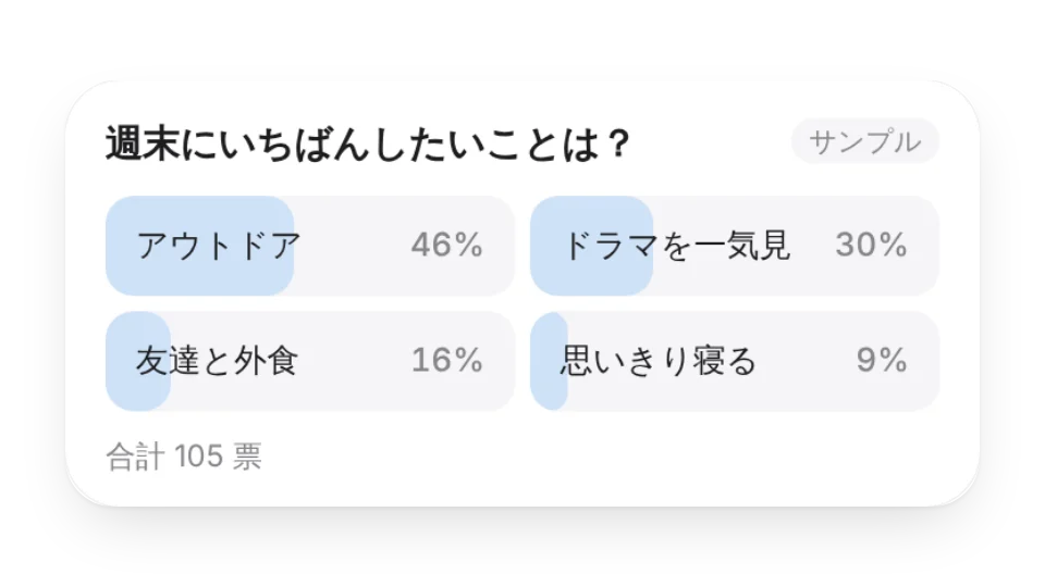 ウィジェットのサムネイル